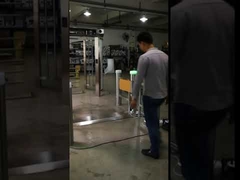 Toegangscontrole voetgangers automatische cilinder draaihek slagboom