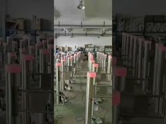 Taillehoogte 304 roestvrijstalen draaihek voor voetgangers