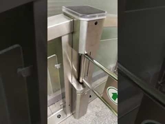 Volledig gemotoriseerde bidirectionele 90 graden draaibare P-type slagboompoort