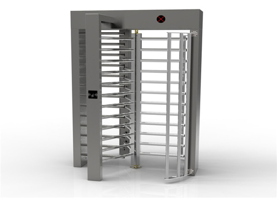 316SS voetganger die Volledige Hoogteturnstile met LEIDENE Richtingsindicatoren roteren