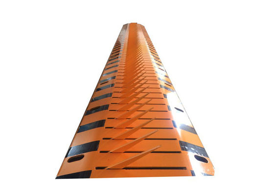 Pneumatische hydraulische tweerichtingsbanddoder met een blaaddikte van 10 mm en een belasting van 40 ton min. voor wegvoertuigcontrole