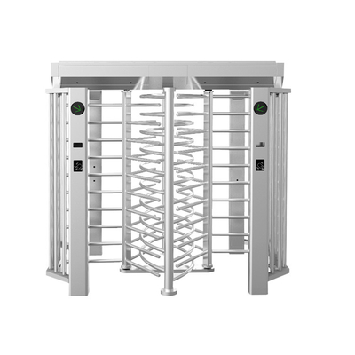 Turnstile van de roestvrij staal Dubbel Steeg Volledig Hoog Semi AutoveiligheidsToegangsbeheer