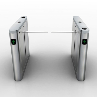 Slimme PLC-besturing 304 Turnstile voor toegangscontrole van roestvrij staal Gate Drop Arm Turnstile