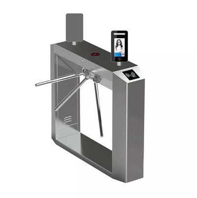 24V Turnstile 304 van de solenoïde Semi Autodriepoot het Toegangsbeheerbarrière van de Roestvrij staalhuisvesting
