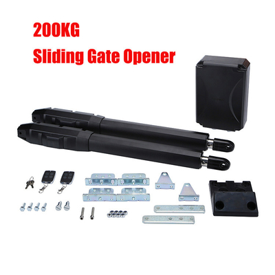Automatisch type Elektrische besturing Swing Gate Motor 24V zonnepaneel oplaadbare batterij