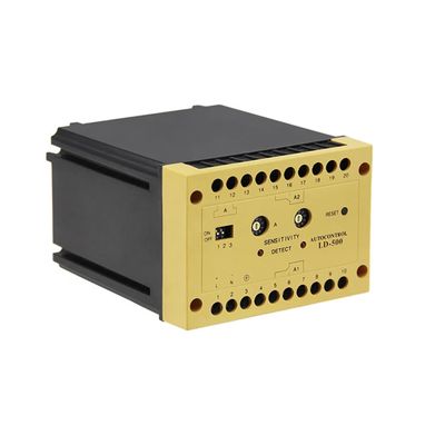 Geel kleur Boom Barrier Gate Vehicle Loop Detector Single Channel Industrial Grade