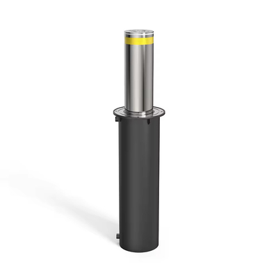 600 mm Lifting Height Hydraulische stijgende bollard Multi Color Reflective Strip OEM Logo Printed