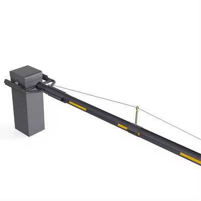 Dubbelarm wegboompoort 12 meter 250W BLDC motor super lange uitgestrekte arm