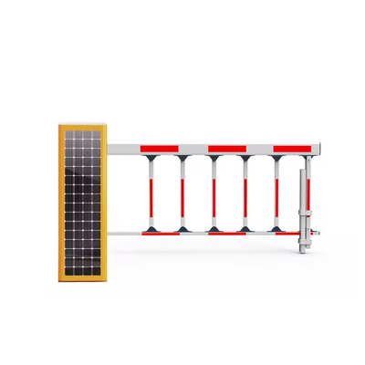 Snel snel rechtvouwend omheining arm parkeergarage barrière AC 220V 110V DC24V zonnepaneel geïntegreerd