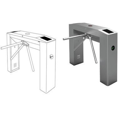 Anti-Tailgating Waist Height Tripod Turnstile Barrier met 304 roestvrij staal materiaal