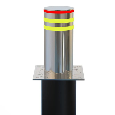 Elektrisch stijgend pneumatisch bollard van roestvrij staal Gebruik in het buitenleven en voor druktebeheersing