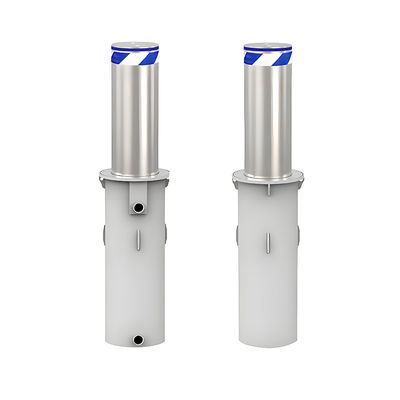 SS304/316 Roestvrij staal Hydraulisch Elektrisch Automatisch Liften Verkeersbarrière Bollard met Valtijd 2s Gepolijst of Gepoetst