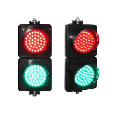 Draagbaar intelligent parkeer toegangscontrolesysteem voor voertuigen Rood Groen 100 mm diameter LED-verkeerslicht