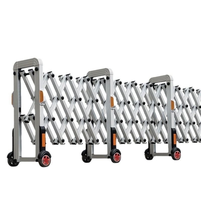 Roestvrij staal handgestuurd opneembaar wegblokkerend aluminium legering opneembaar barrière hek voor winkelcentrum gebruik