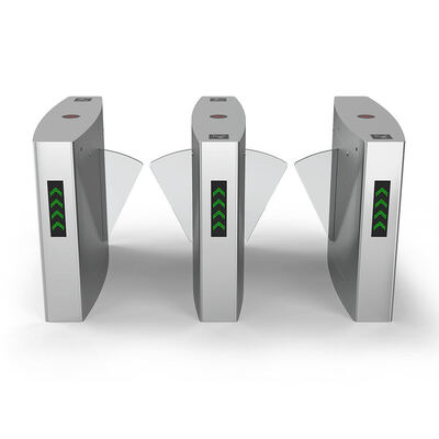 Elektrische intrekbare flap barrier gate met DC 24V motor en heldere acryl flap CE goedgekeurde tourniquet