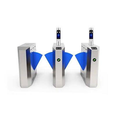 304 roestvrij staal terugtrekkende klappoortbarrière met 1,5 mm dikte en infraroodfotocel voor toegangscontrole