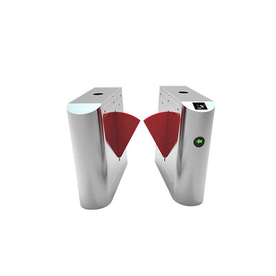 OEM ODM Intelligente 304 of 316 Roestvrijstalen Flap Barrier Gate met een doorstroomsnelheid van 30 personen per minuut en gevoelige infraroodsensoren