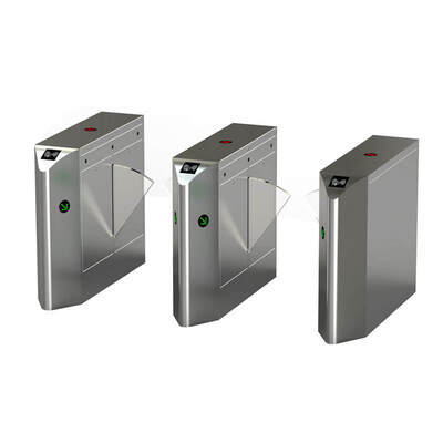IP54 Intrekbare Flap Barrier Draaipoort met 30 Personen/Minuut Passage Snelheid voor Toegangscontrole
