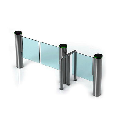 200W DC24V Borstelloze Motor Voetgangersveiligheidspoort met 0,4S Openingstijd Swing Barrier Poort