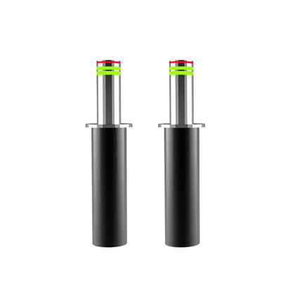 K12 Crash-geclassificeerde IP68 Waterdichte 304 Roestvrijstalen Automatische Oprijzende Bollards Intrekbare Hydraulische Bollards