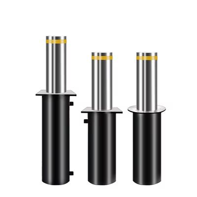 304 roestvrij staal 219mm Diameter 2,2kW Hydraulisch stijgend bollard voor veilige toegangscontrole