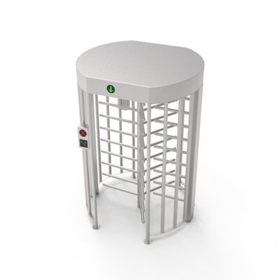 Jat Hoge Veiligheid 38mm van Full Height Turnstile van de Kaartlezer Ronde Buis