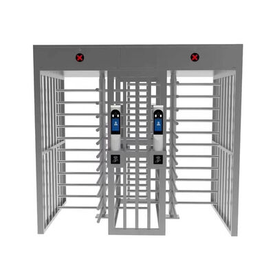 SS304 Full Height Turnstile met gezichtsherkenning en 0.2S reactietijd voor veilige toegangscontrole