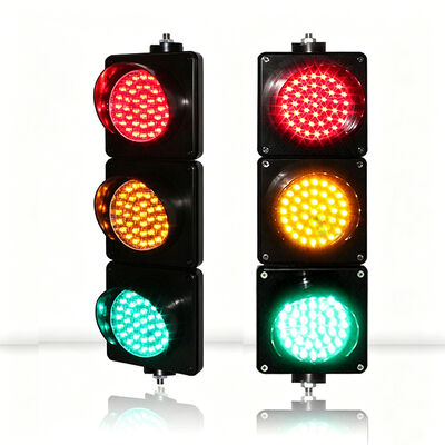 100 mm diameter UV-bestendige polycarbonaat IP65 waterdicht LED verkeerssignaal voor parkeerplaatsen en wegen