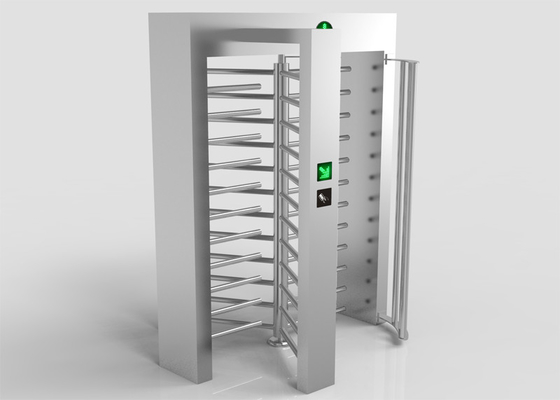 Turnstile van de 120 Graad Volledig Hoogte Poortsysteem 30 Persoon per Minuut die Tarief overgaan