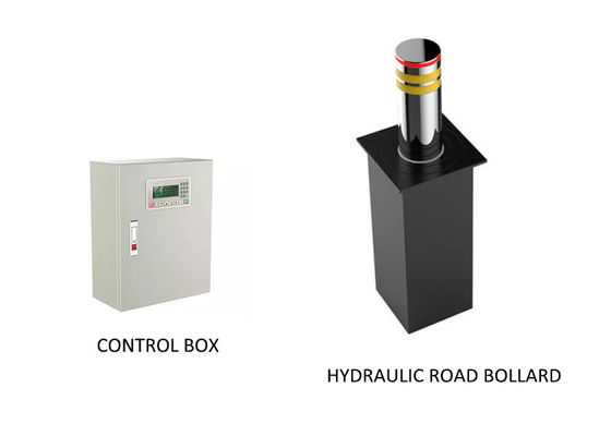 304 of 316 roestvrijstalen automatisch stijgende bollard met beschermingsgraad IP68 en K4 K8 K12 anti-botsingsniveaus