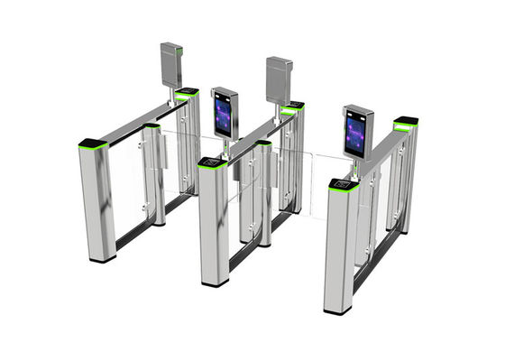 RS485 Aluminiumlegering 0.4S Acryl Flap Speed Gate voor Toegangscontrole voor Voetgangers
