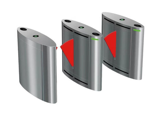 Bi-directionele 600mm breedte SS304 flap barrière poort met 0,2s openingstijd
