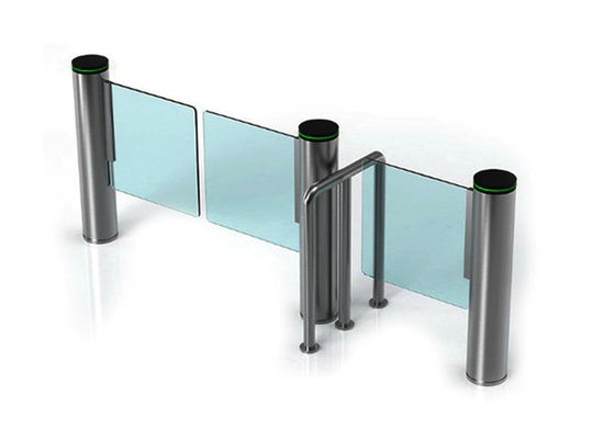 200W DC24V Borstelloze Motor Voetgangersveiligheidspoort met 0,4S Openingstijd Swing Barrier Poort