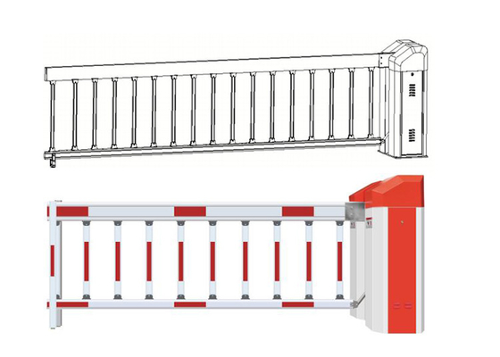 Barrière van de het Wapen de Schermende Poort van RS485 430Hz 6m 5 Miljoen MTBF