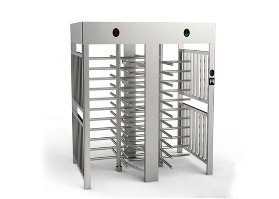 SS304 Full Height Turnstile met gezichtsherkenning en 0.2S reactietijd voor veilige toegangscontrole
