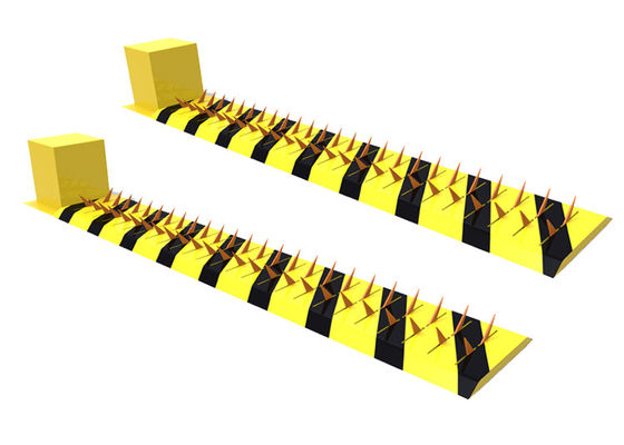 Elektromechanische bandenblokkade met hoog koppel DC-motor IP68 waterdicht A3 staalconstructie voor voertuigcontrole