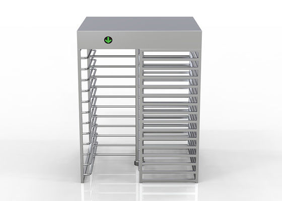 Gezichtsherkenning Temperatuurmeting Volle Hoogte Draaikruis met SUS304 Roestvrij Staal voor Hoge Beveiliging Toegangscontrole