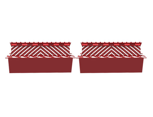 120 Ton Drukbestendige Hydraulische Wegblokkade met 50-100m Afstandsbediening en 16mm Toplaagdikte Anti-Terrorisme Wegbarrière