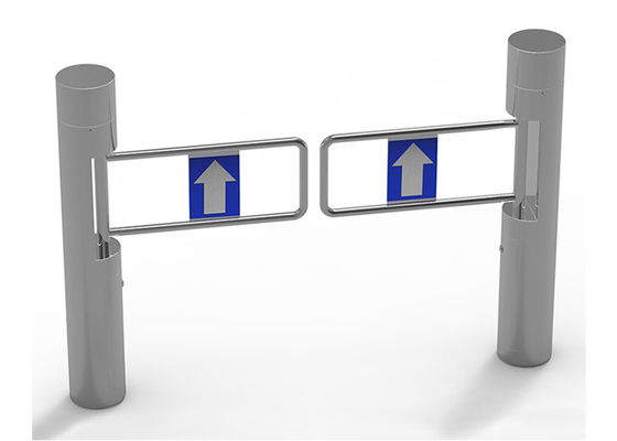 Automatische BLDC-motor SUS304 Swing Barrier Gate met acrylarm voor supermarkttoegangscontrole