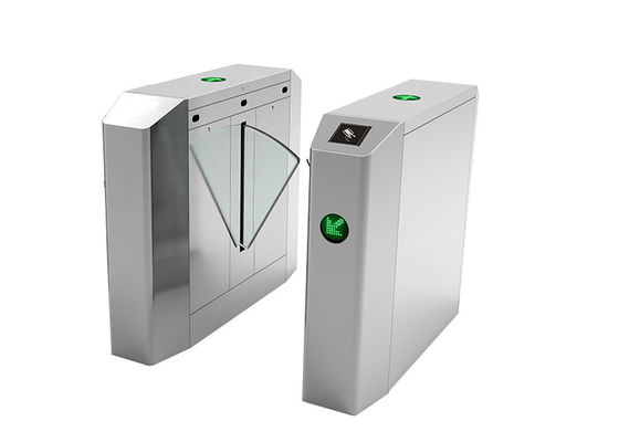 SS304 Roestvrijstalen Bi-directionele IP44-geclassificeerde Intrekbare Flap Barrier Gate voor Veilige Toegangscontrole