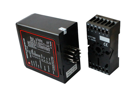 PD132 230VAC Inductieve voertuiglusdetector met reactietijd van 100 ms 4.5VA Stroomverbruik Eénkanaal voor verkeersleiding