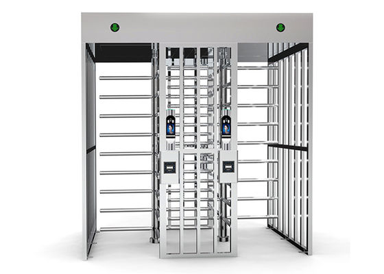 IP45 Double Door Full Height Turnstile Gate met 24V snelle identificatie en 0,2S reactietijd