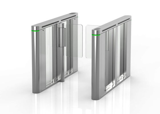 Anti-Shock 40W DC Motor Swing Barrier Draaipoort met Verliesloos Mechanisme voor Hoge Verkeersgebieden
