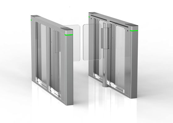 100W borstelloze gelijkstroommotor bi-directionele barrière draaistrekpoort met 500 mm-1000 mm kanaalbreedte voor toegangscontrole