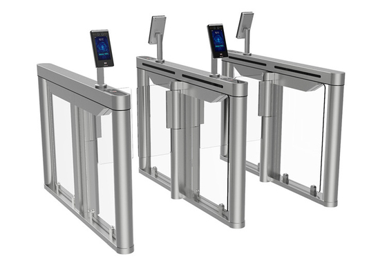 Het biometrische Verticale Turnstile Transparante Acrylwapen van het Poortss304 Geval