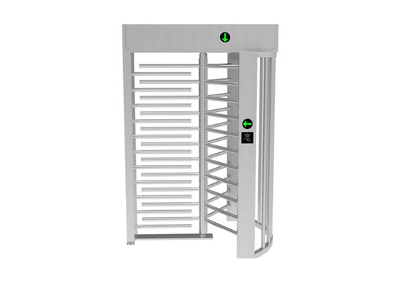Single Lane RFID Card Access Control Full Height Turnstile met 600 mm doorgang en roestvrijstalen behuizing